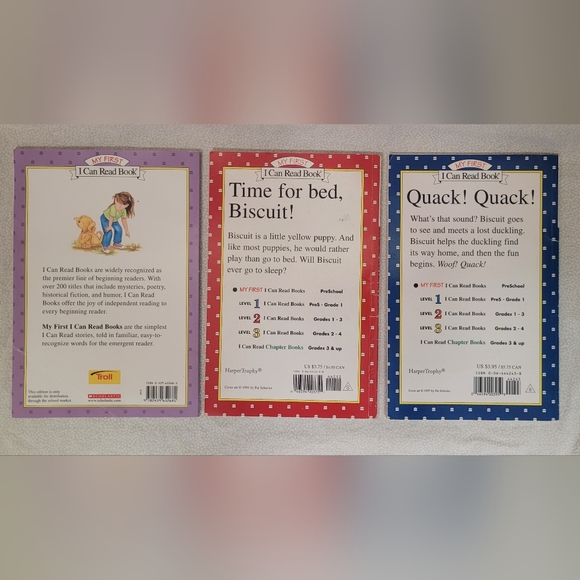 (3) BISCUIT books by Alyssa Satin Capucilli - My First I Can Read Book - Picture 2 of 5
